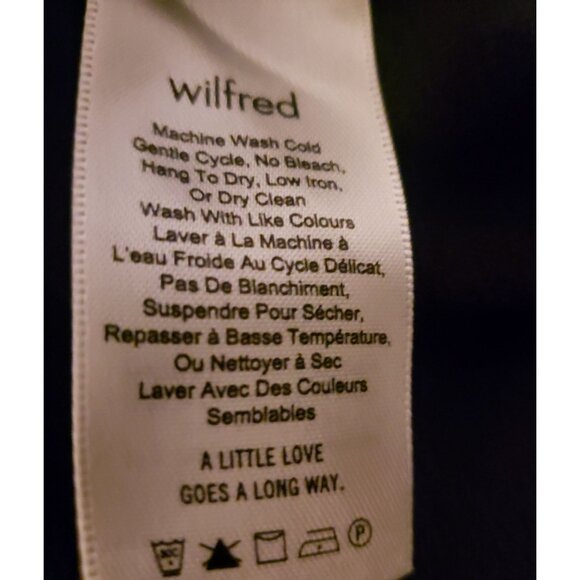 Wilfred Chevalier Black Open Front  Cardigan Jacket Pockets Size 8 EUC - Picture 10 of 11